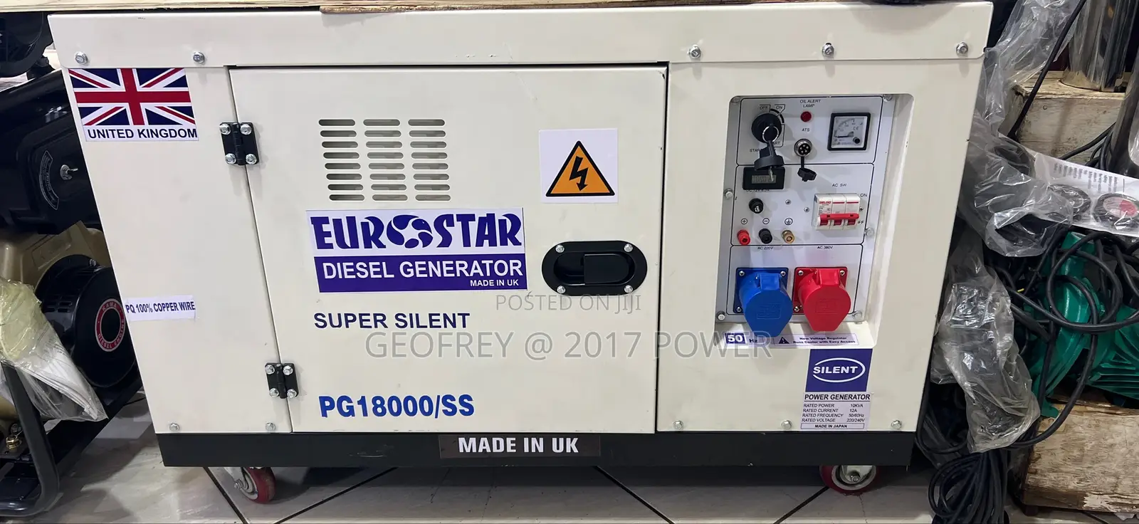 10kva 3 Phase Super Silent Diesel Generator Made in Uk