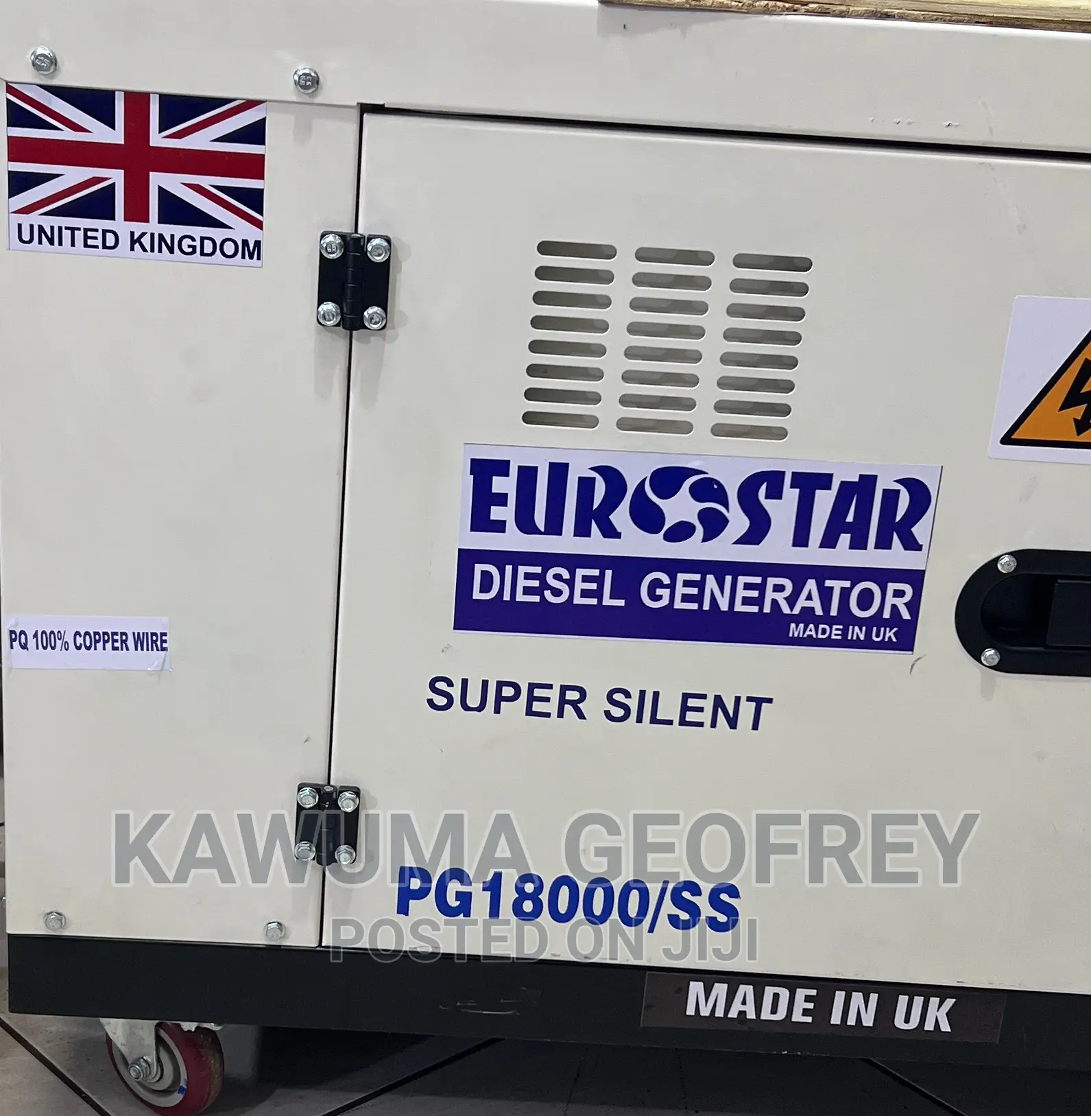 Eurostar 10kva Uk Super Silent Generator Automatic