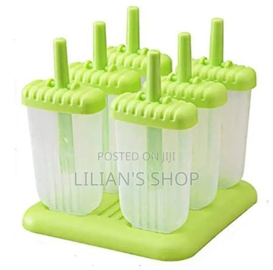 Popsicles Mould, Set of 6pieces Ice Pop Molds