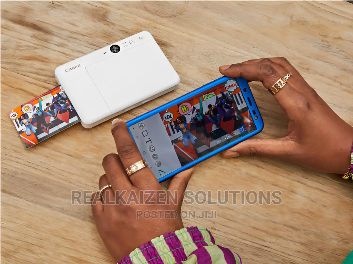 CANON Zoemini S Instant Pocket Camera Printer | Pearl White