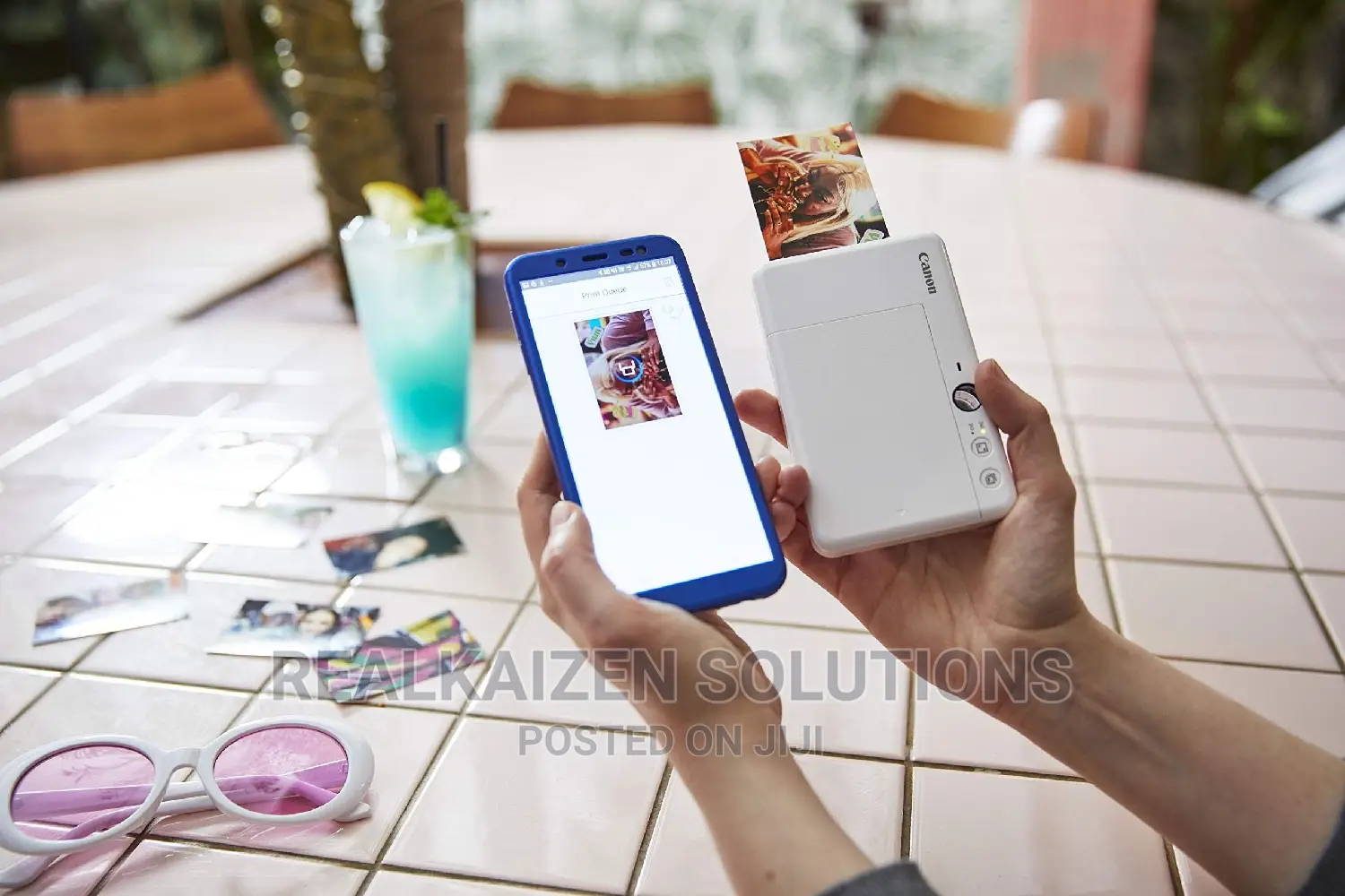CANON Zoemini S Instant Pocket Camera Printer | Pearl White