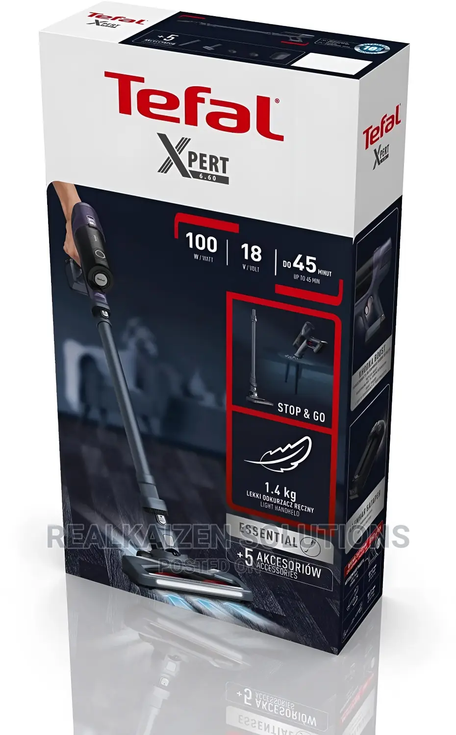 TEFAL X-Pert Cordless Rechargeable Hand Stick Vacuum Cleaner