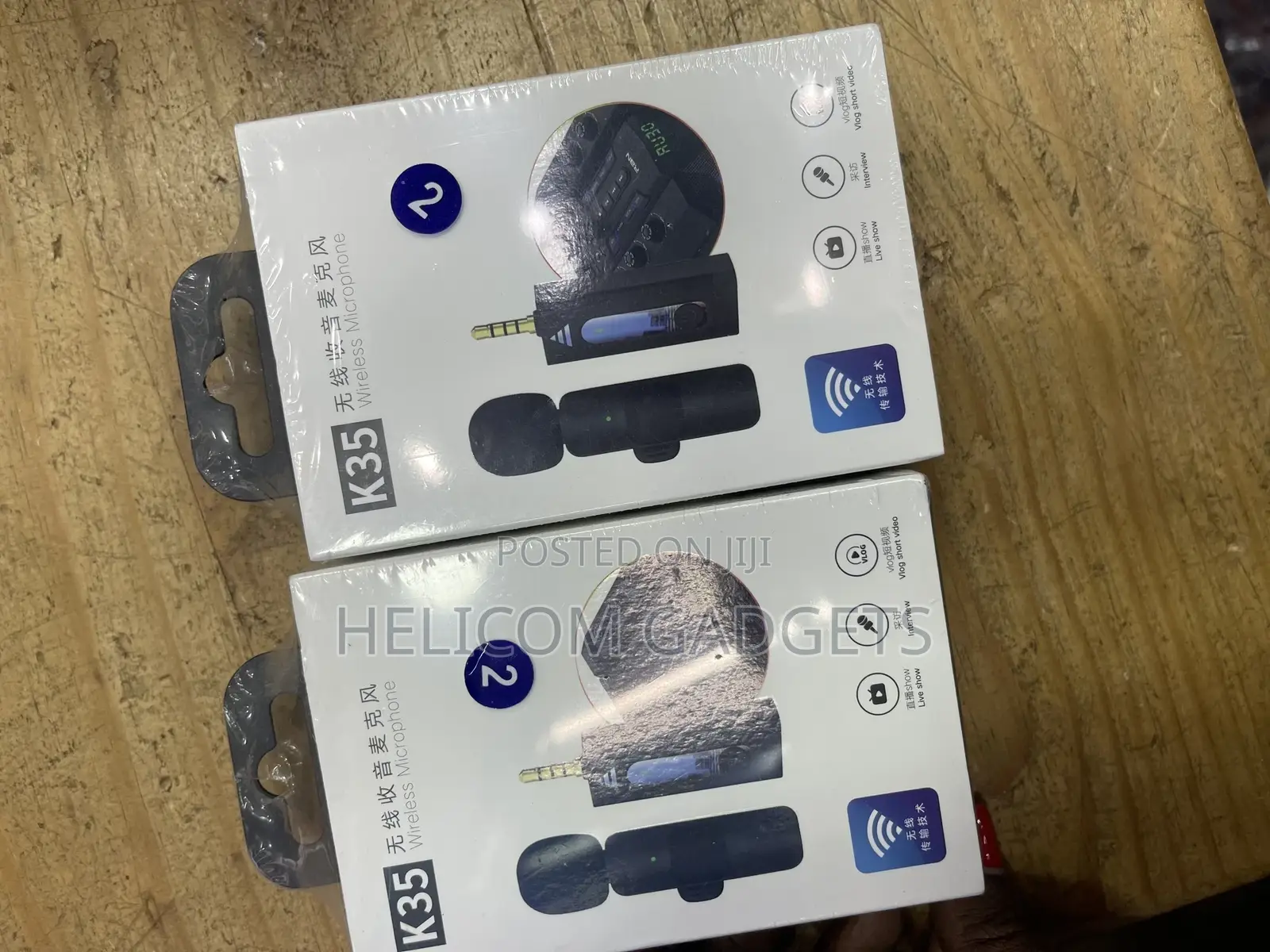 Wireless Microphone Lavaliere With Aux Connector 3.5mm Pin