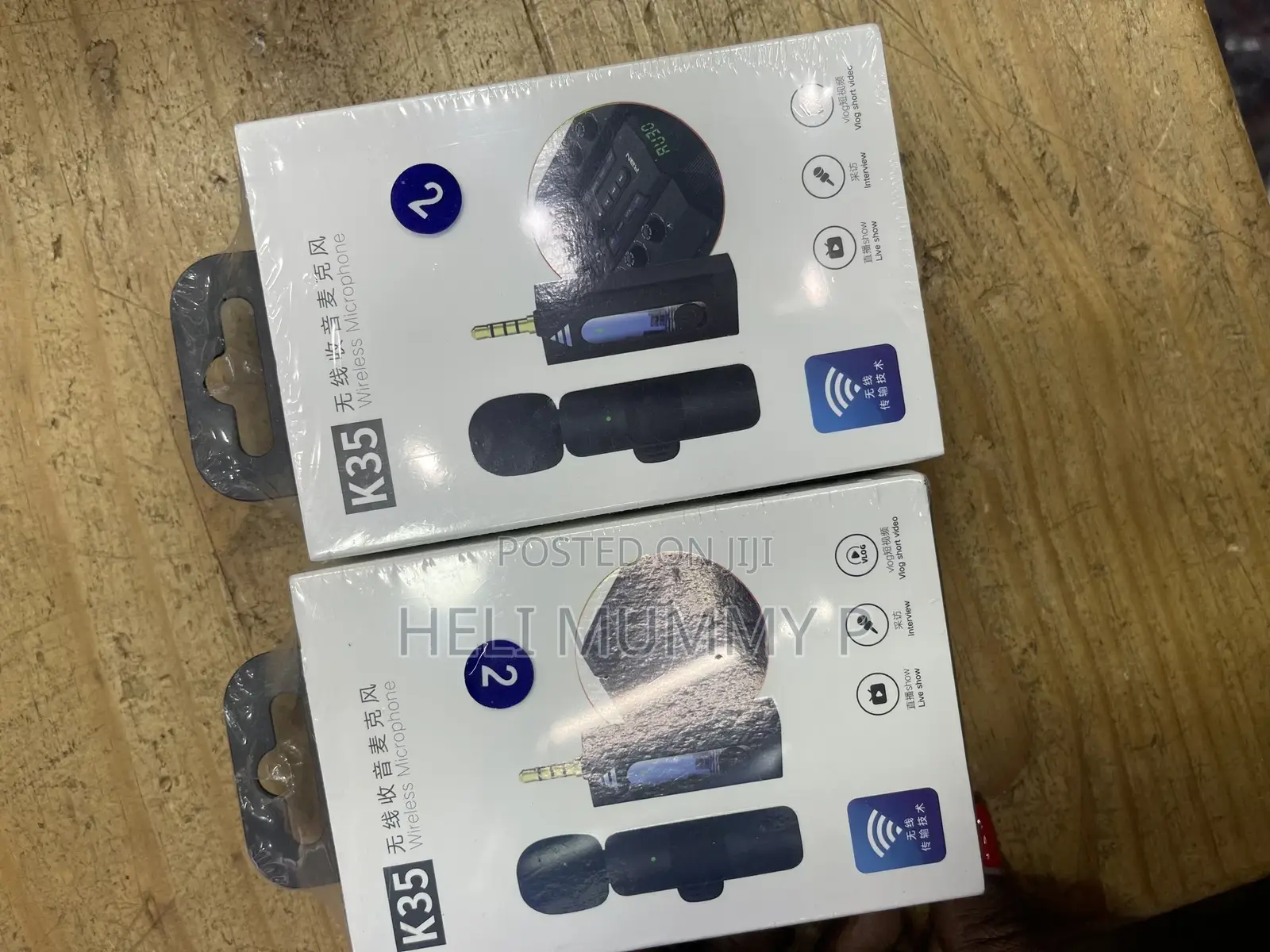 Wireless Microphone Lavaliere With Aux Connector 3.5mm Pin
