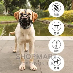 Pet Dog Muzzle Breathable Basket Muzzle