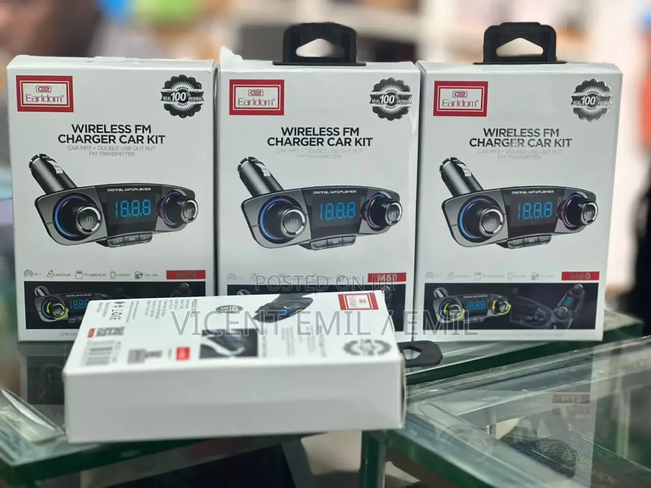 Wireless FM Charger Car Kit