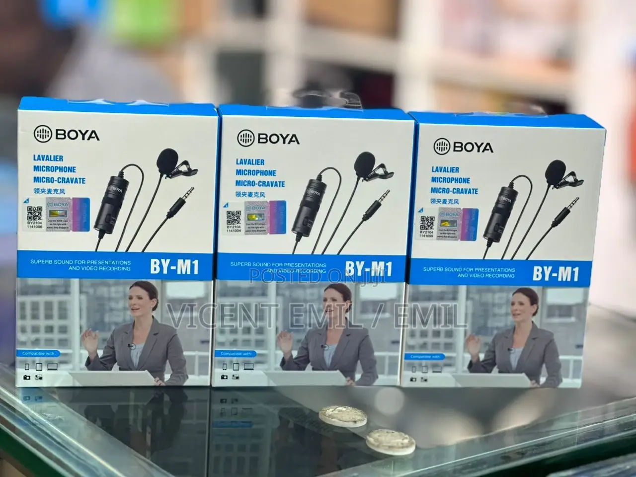 BOYA Microphone BY-M1 Micro-Cravate Lavalier