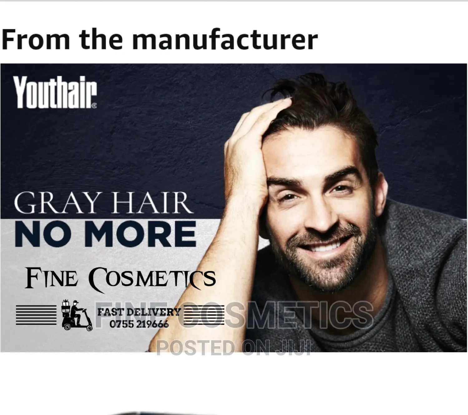 Youthair Hair Color Restoring Gray Hair Darkening Cond Cream