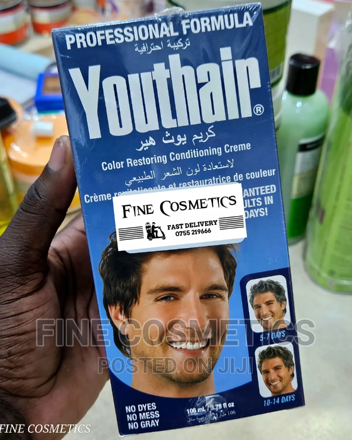 Youthair Hair Color Restoring Gray Hair Darkening Cond Cream