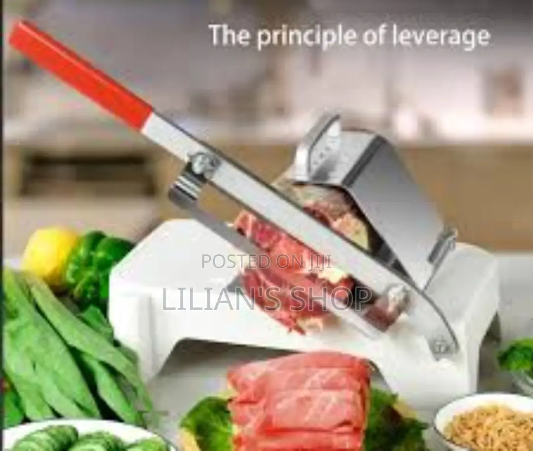 Manual Ham Bacon Cutting Machine Frozen Meat Veg Slicer