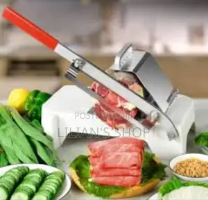 Manual Ham Bacon Cutting Machine Frozen Meat Veg Slicer