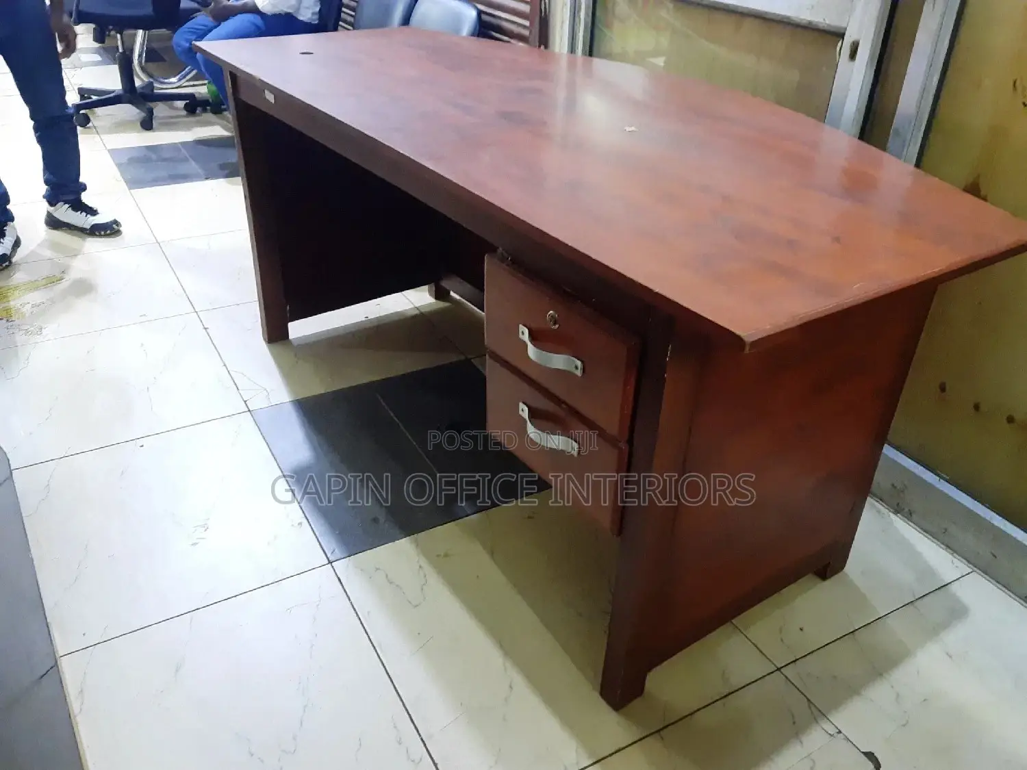 Curved Office Table of Size 180cm by 65cm
