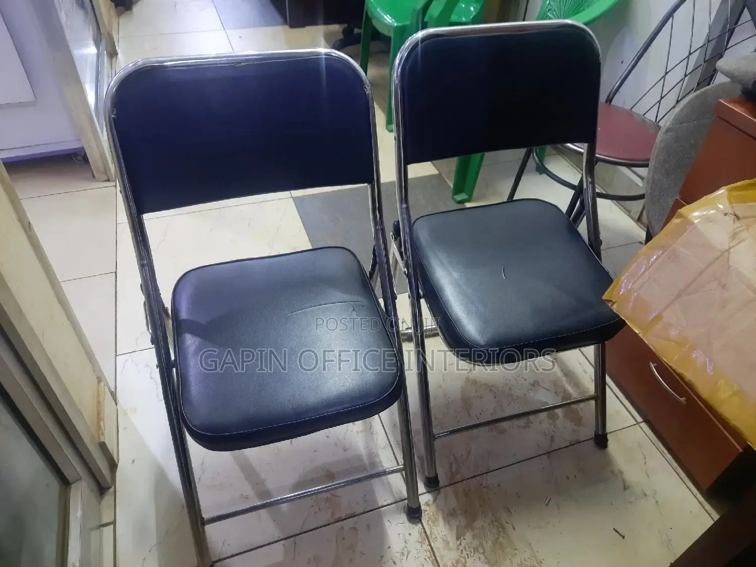 Folding Chairs for Officeand Home Use, 2 Pieces