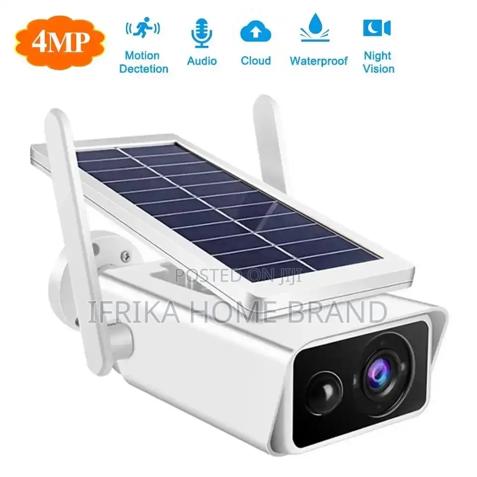 4MP Wifi Solar Camera Battery Powered Outdoor Wireless