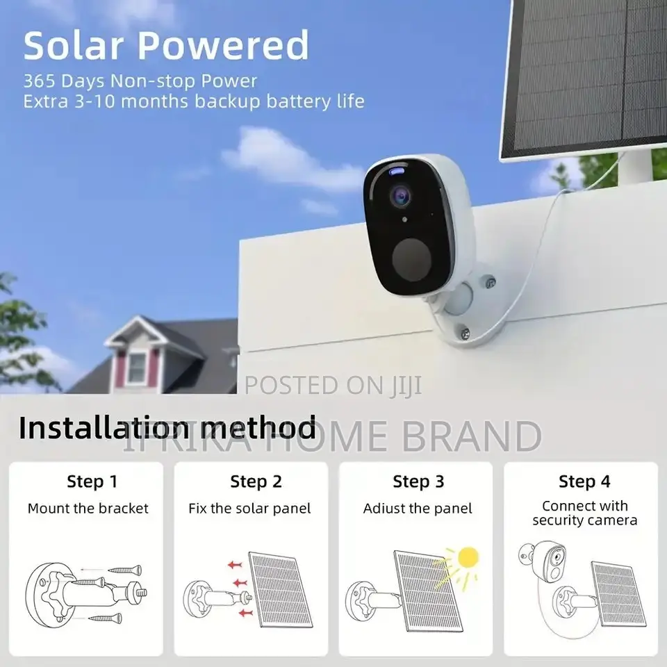 Wireless Battery Camera Wifi Outdoor, Solar Security Camera