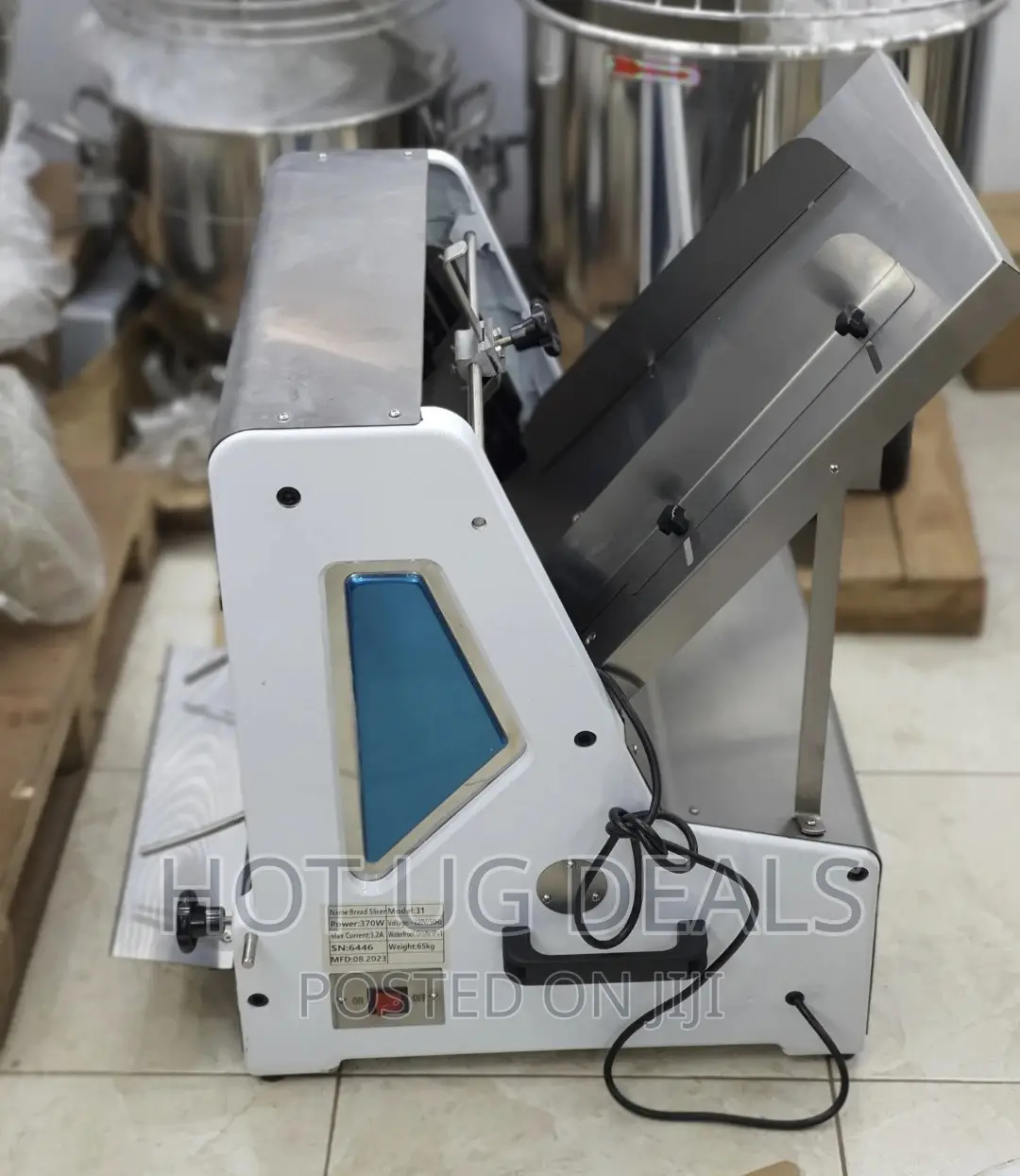 Commercial Stainless Steel Table Top Bread Slicer - Silver