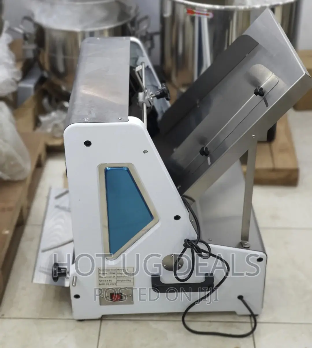 Commercial Stainless Steel Table Top Bread Slicer - Silver