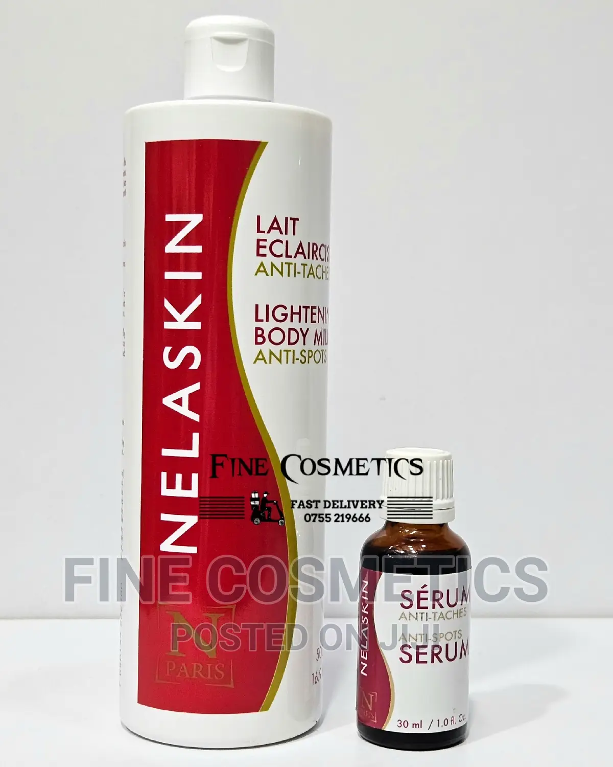 NELA-SKIN PARIS, Anti-Dark Spots Lightening Body Milk Lotion