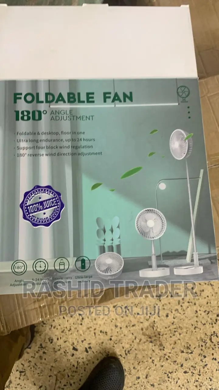 Rechargeable Foldable Fan180 Angel Adjustable