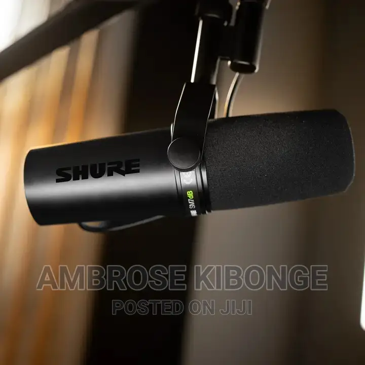 High Sound Quality SHURE SM7B Condenser Studio Microphone.