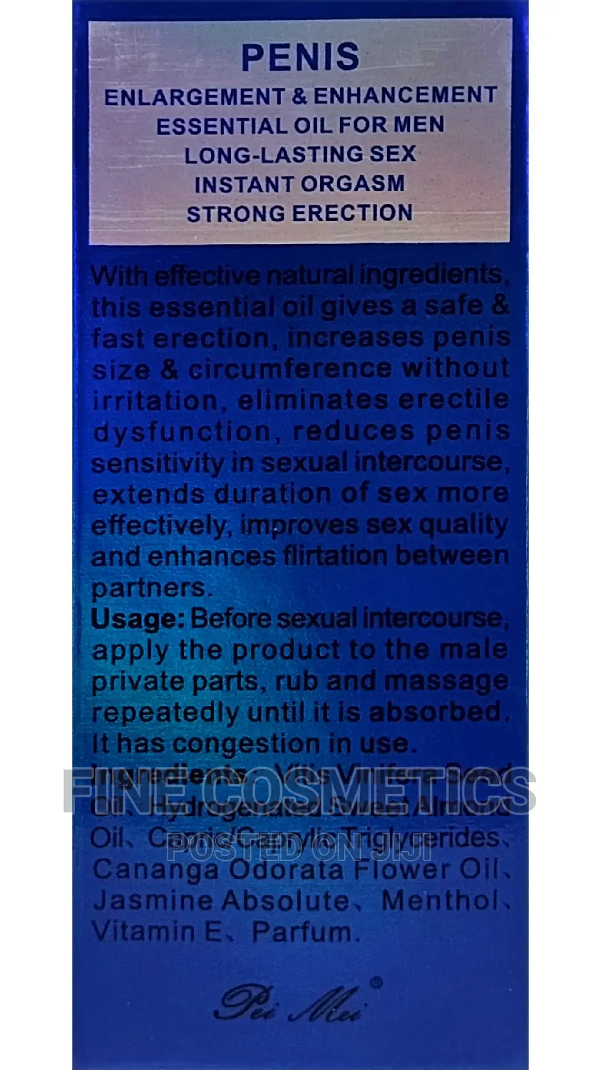 MAX MAN Male Sex Enhancement Oil for Nonstop Sex +Big Penis