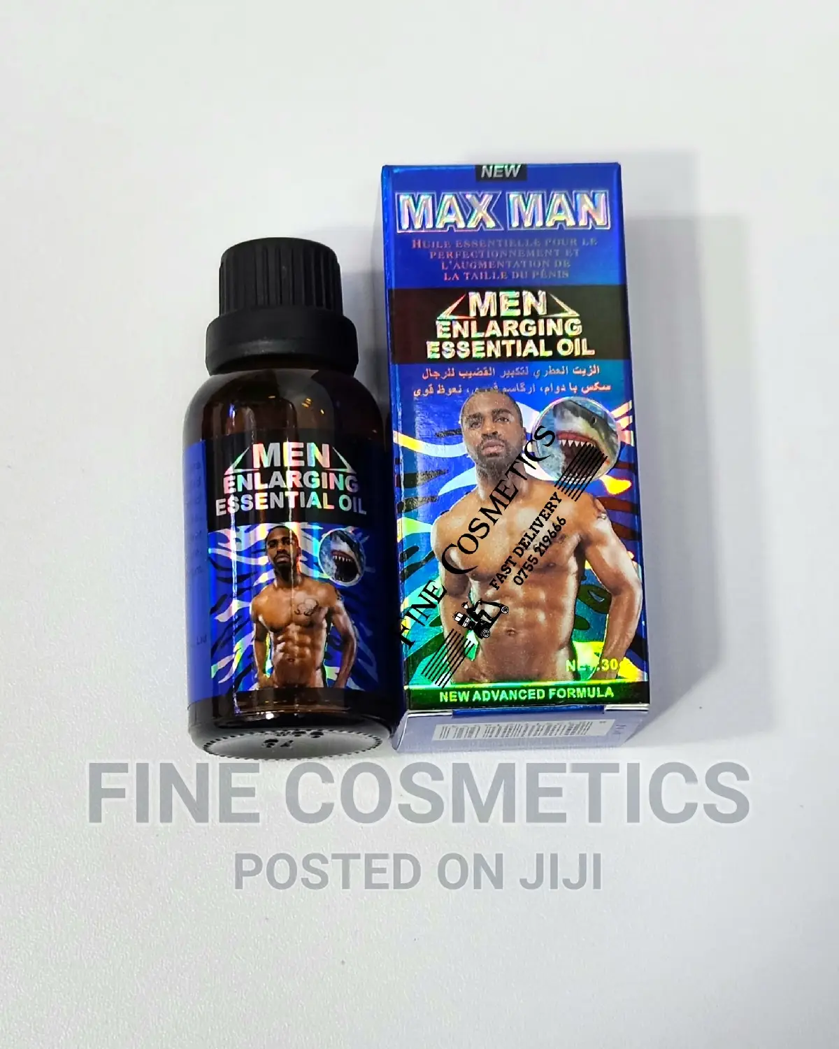 MAX MAN Male Sex Enhancement Oil for Nonstop Sex +Big Penis