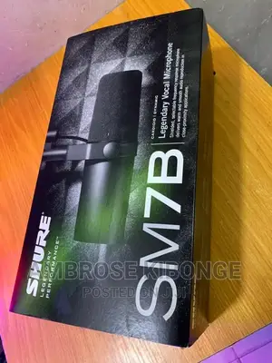 High Sound Quality SHURE SM7B Condenser Studio Microphone.
