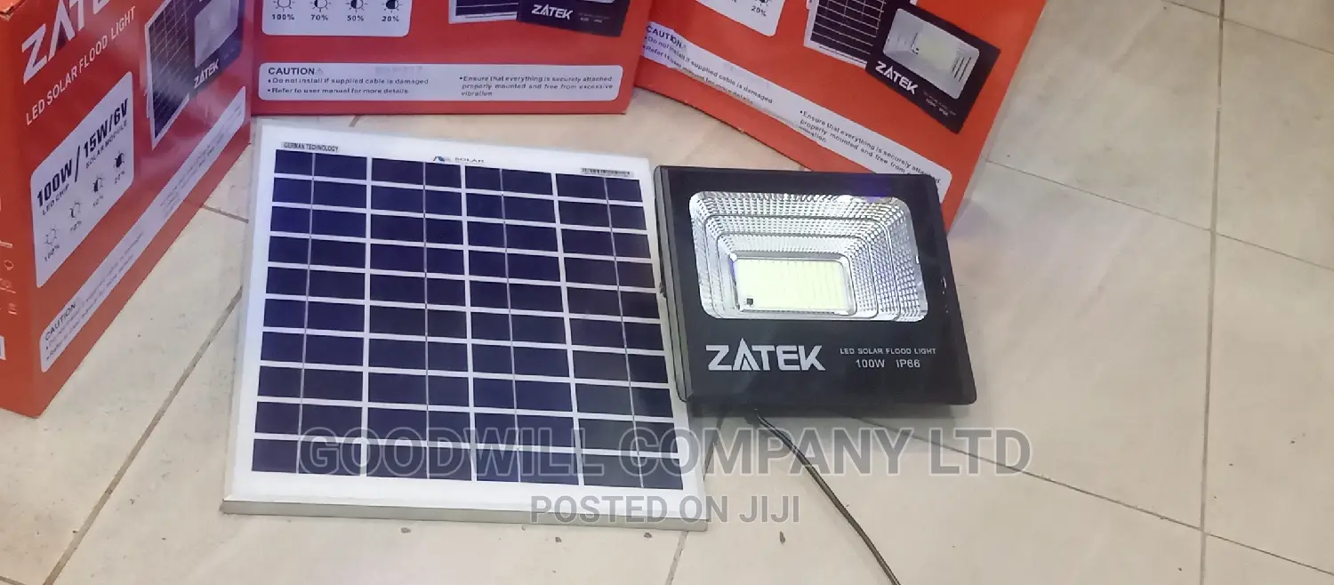 New Arrivals 100w Solar Flood Light Classa W/T 10yr Lifespan