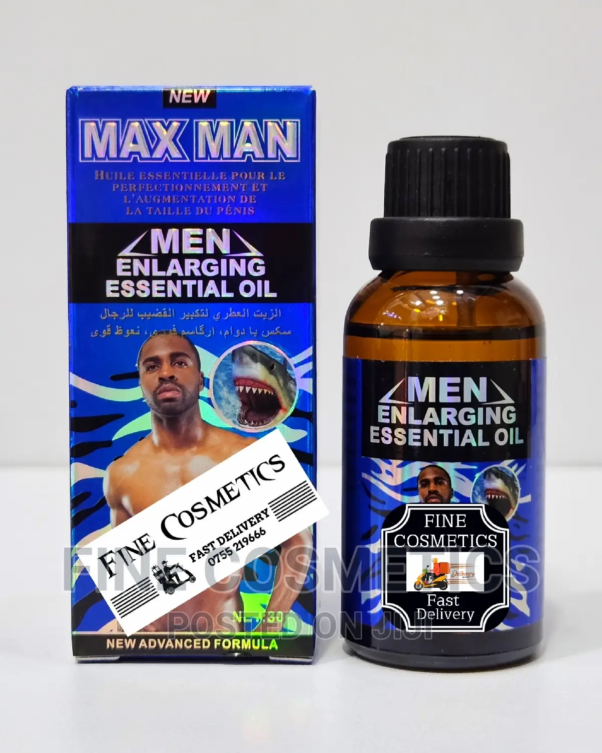 MAX MAN Male Sex Enhancement Oil for Nonstop Sex +Big Penis