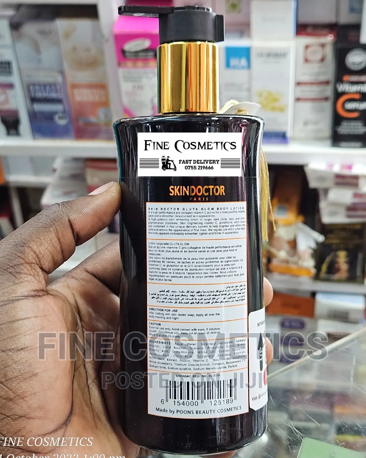 Skin Doctor Gluta Glow Radiance Intense Whitening Lotion