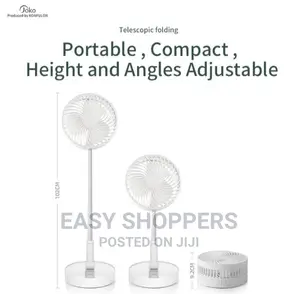 Portable Folding Table Fan Rechargeable USB Quiet Desk Fan