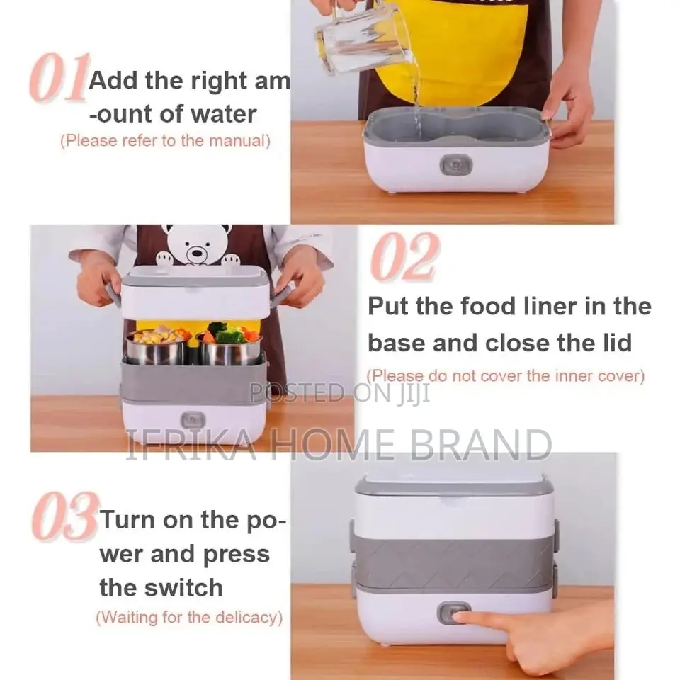 Electric Heated Lunch Box Kitchen Lunch Box Insulated Lunch
