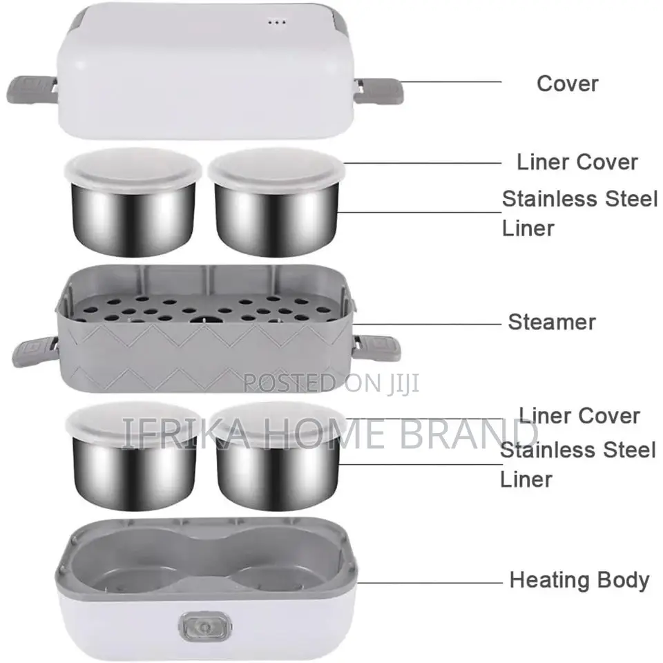 Electric Heated Lunch Box Kitchen Lunch Box Insulated Lunch