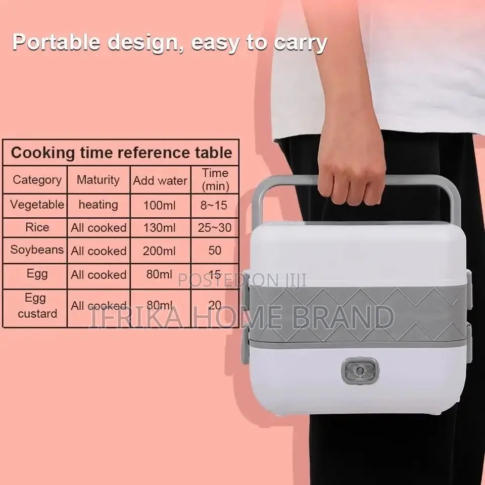 Electric Heated Lunch Box Kitchen Lunch Box Insulated Lunch