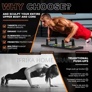 14 in 1 Push-Ups Stands Portable Foldable Workout Equipment