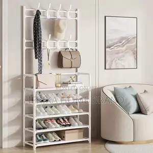 Living Room Organizer for Clothes Hat Coats Shoes