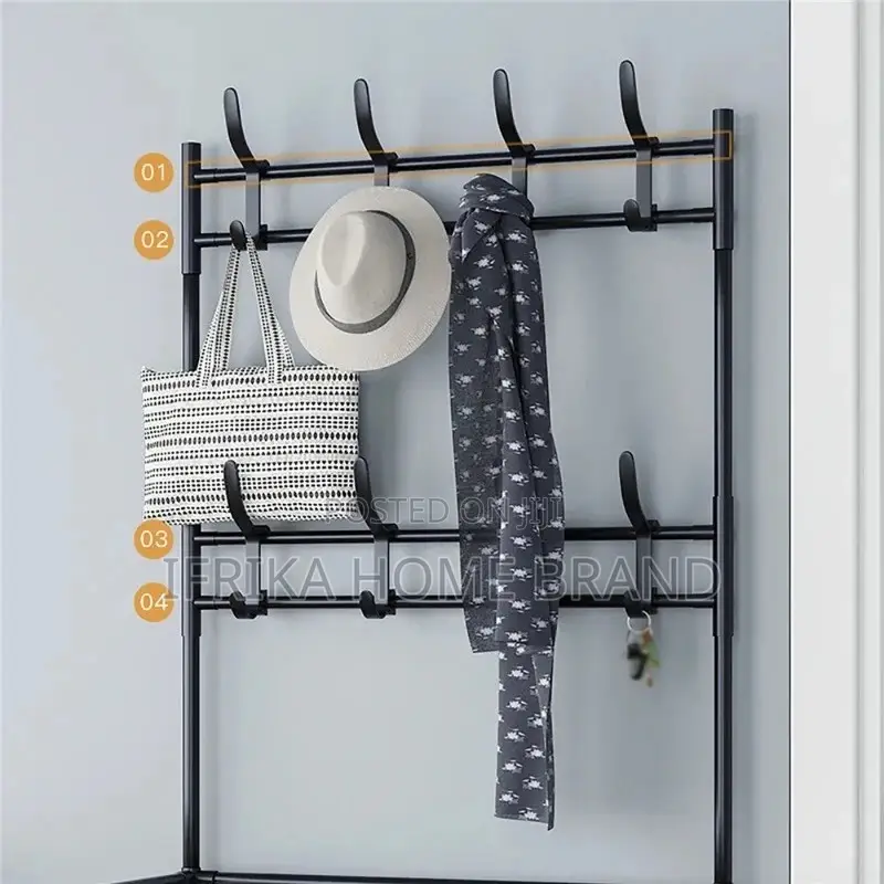 Living Room Organizer for Clothes Hat Coats Shoes