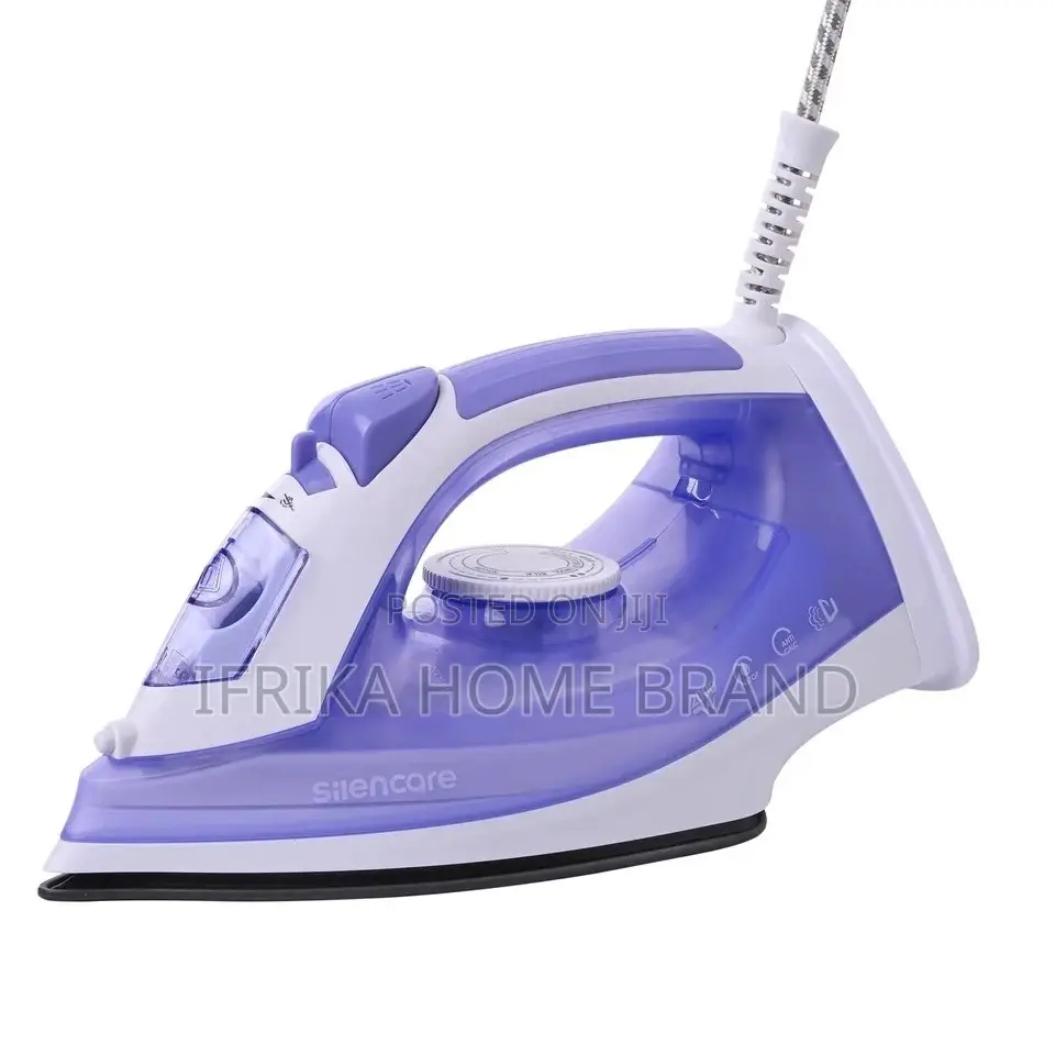 Steam Iron for Clothes With Non-Stick Soleplate