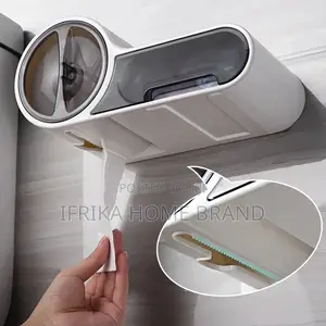Toilet Paper Holder Rack Waterproof Wall Mounted