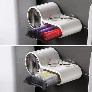 Toilet Paper Holder Rack Waterproof Wall Mounted