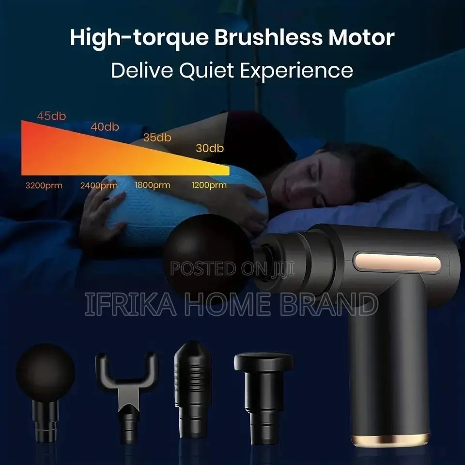 Portable Fascial Massage Gun Electric Pistol Massager
