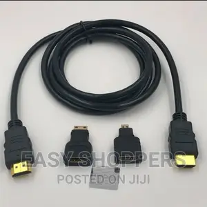 3 in 1 HDTV Cable Micro Port Mini Port Micro Cable Tv 1.5m