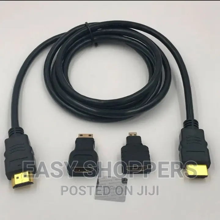 3 in 1 HDTV Cable Micro Port Mini Port Micro Cable Tv 1.5m