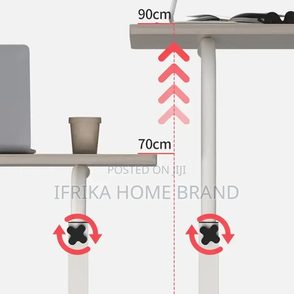 Height Adjustable Portable Standing Desk Mobile Laptop Desk