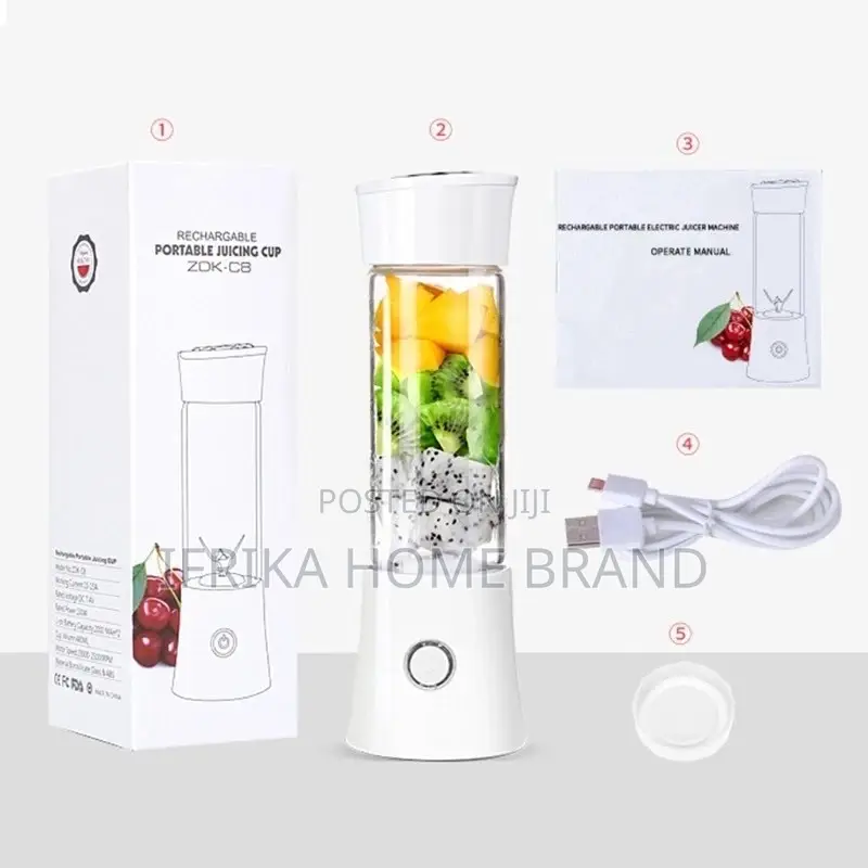 Mini Electric Juicer Portable Blender Bottle Smoothie Fruit