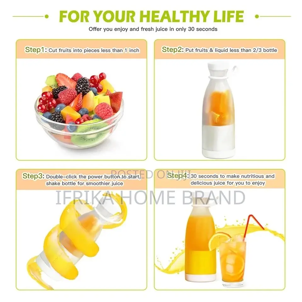 Mini Portable Blender Bottle Shake Up Smoothie Blender