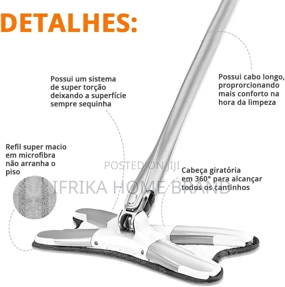 X-Type 360° Rotatable Squeeze Mop Lightweight Lazy Mop