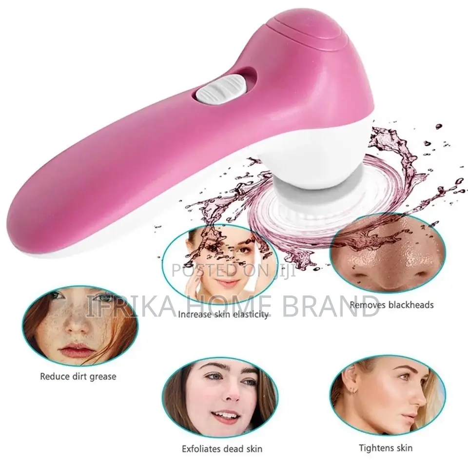 Electric Facial Cleaning Brush and Massager Machine Spa Skin