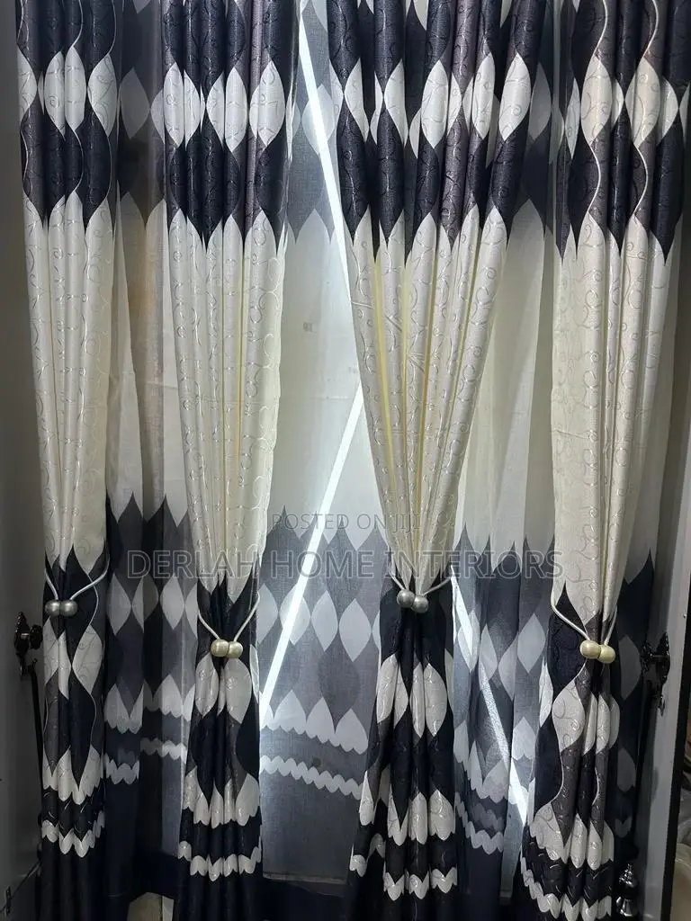 Full Set Curtains and Matching Nets 2meters All