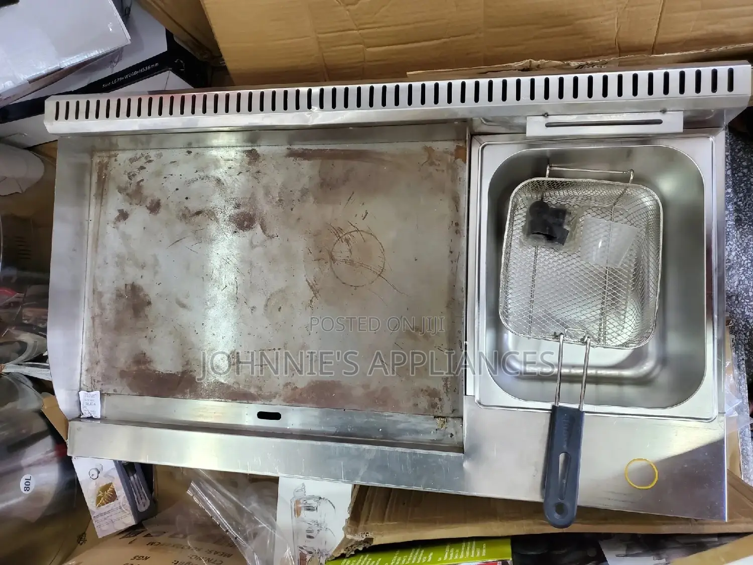 All In1 Chapati Maker en Deepfryer Uses Gas Only